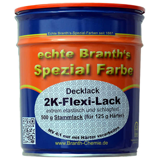 BRANTHs 2K-Flexi-Lack 500 g Stammlack & 125 g Hrter weiss
